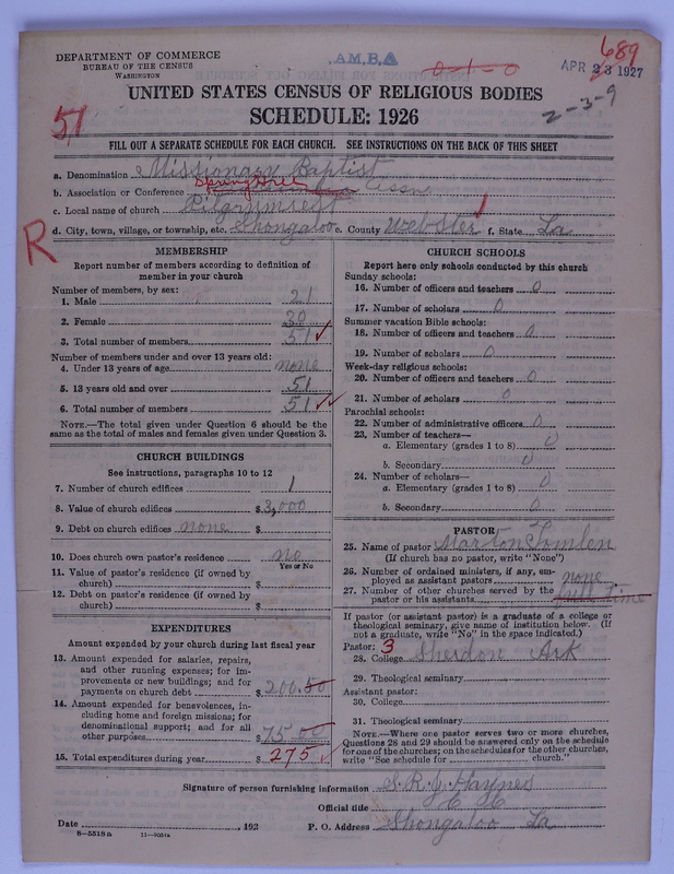 Scan of Landmark Baptist of America: 689