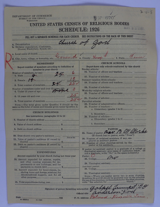 Scan of Church of God (Headquarters, Anderson, Ind.): 670