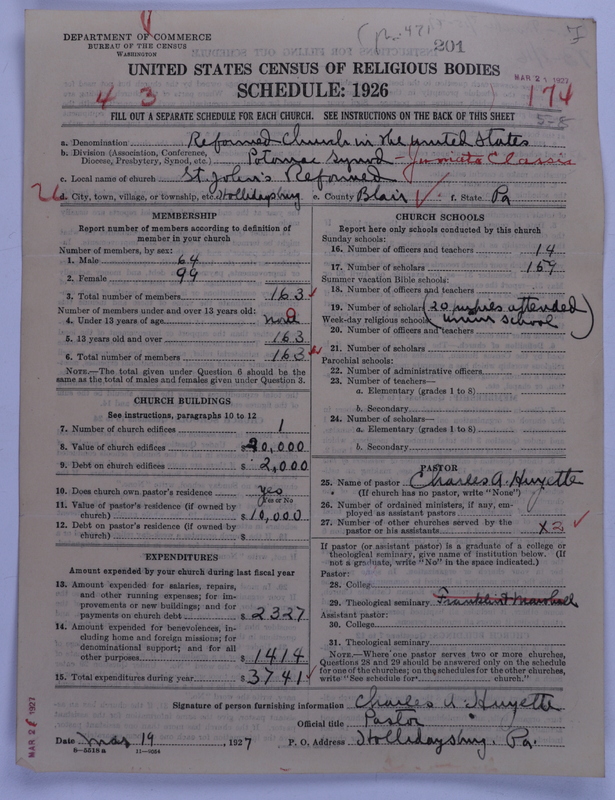 Scan of Reformed Church in the United States: 201