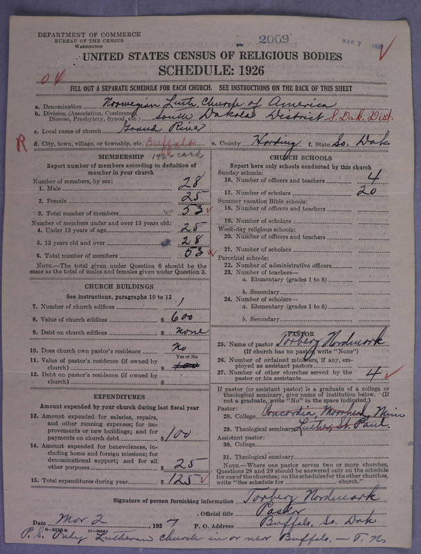Scan of Norwegian Lutheran Church of America: 2069