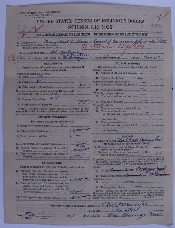 Scan of Evangelical Lutheran Synodical Conference of America: Evangelical Lutheran Synod of Missouri, Ohio, and Other States: 2275
