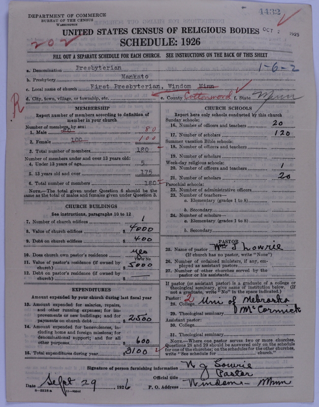 Scan of Presbyterian Church in the United States of America: 4432