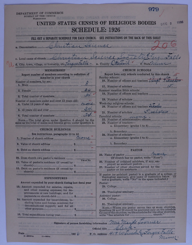 Scan of Church of Christ, Scientist: 979