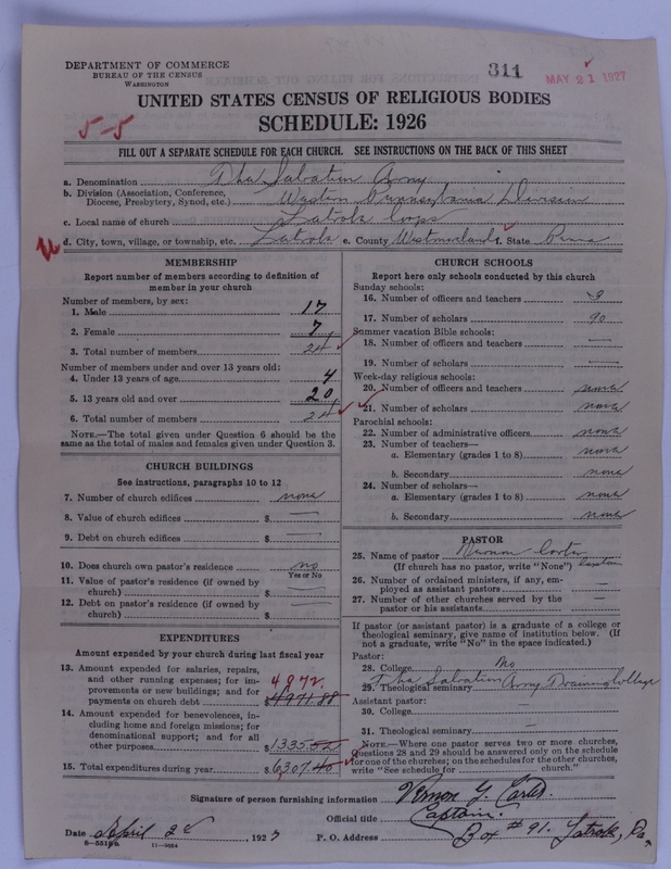 Scan of Salvation Army: 311