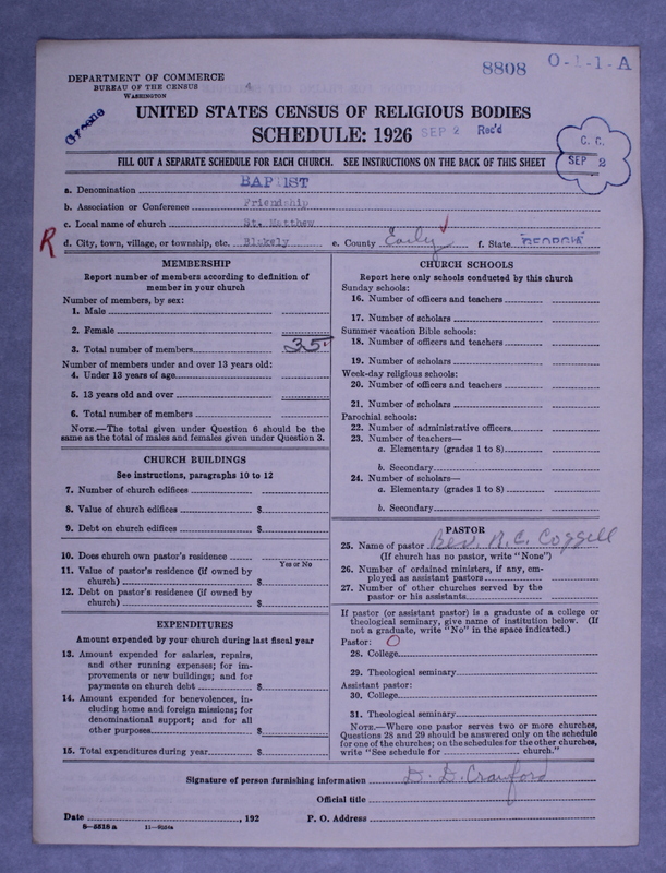 Scan of Negro Baptists: 8808