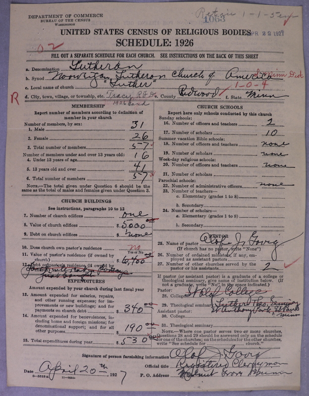 Scan of Norwegian Lutheran Church of America: 1063