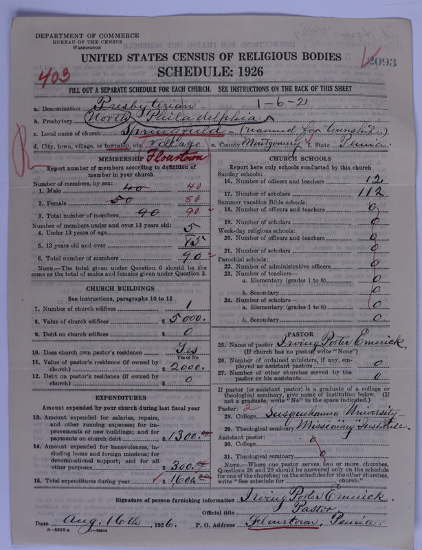 Scan of Presbyterian Church in the United States of America: 2093
