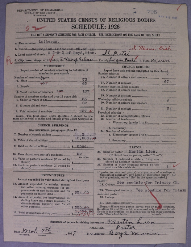 Scan of Norwegian Lutheran Church of America: 795
