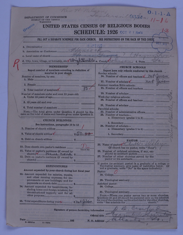 Scan of Negro Baptists: 9352