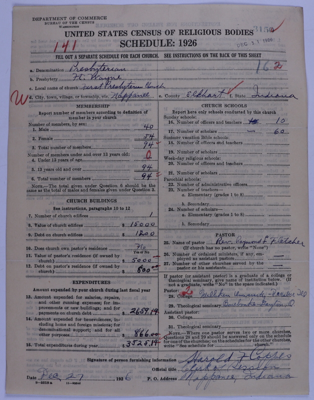 Scan of Presbyterian Church in the United States of America: 3150