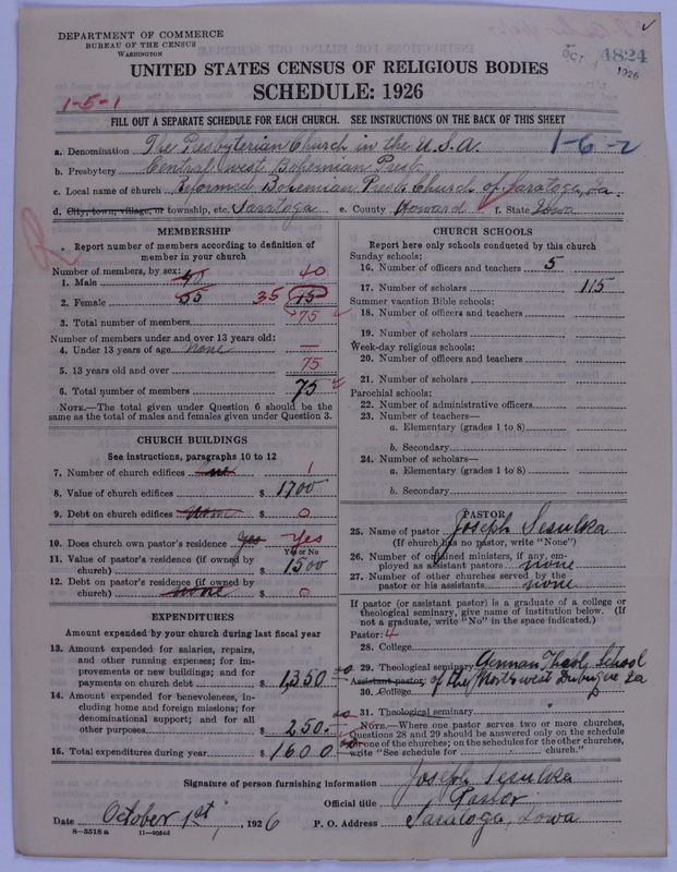 Scan of Presbyterian Church in the United States of America: 4824