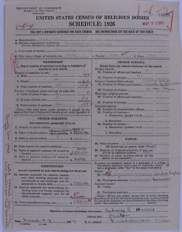 Scan of Presbyterian Church in the United States of America: 4898