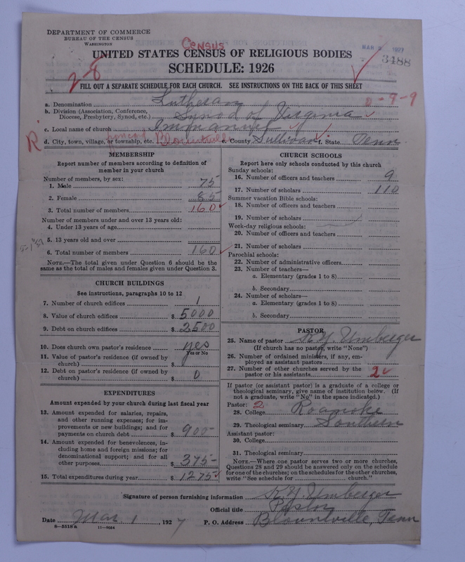 Scan of United Lutheran Church in America: 3488
