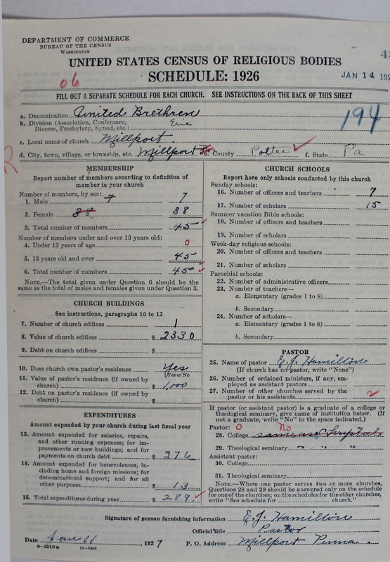 Scan of Church of the United Brethren in Christ: 438