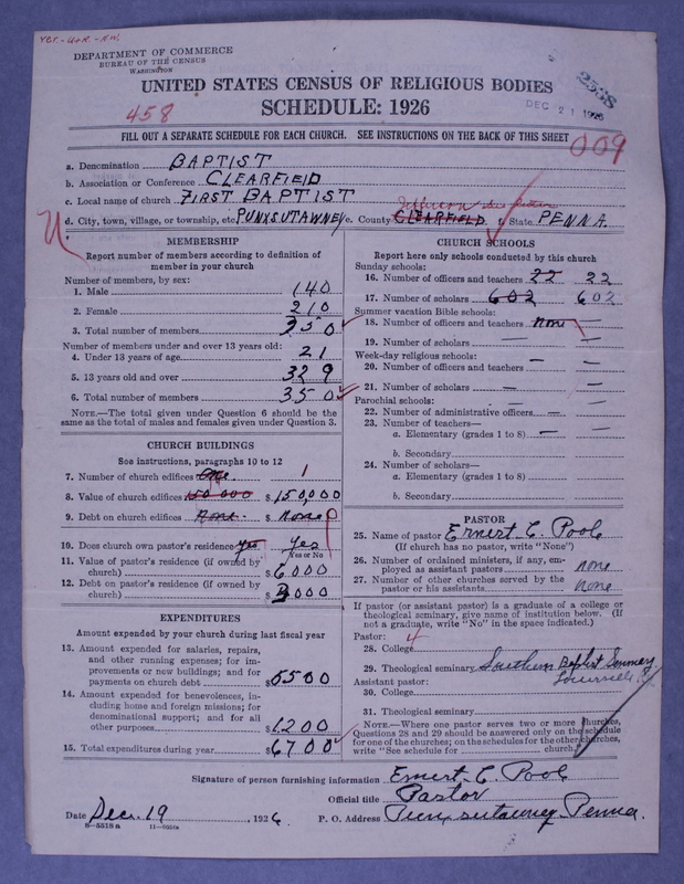 Scan of Northern Baptist Convention: 2538