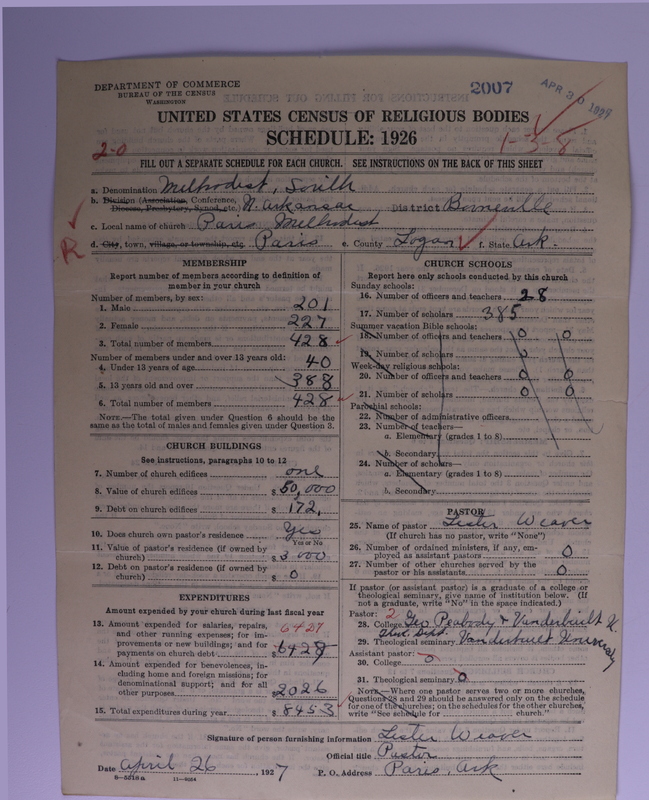 Scan of Methodist Episcopal Church, South: 2007