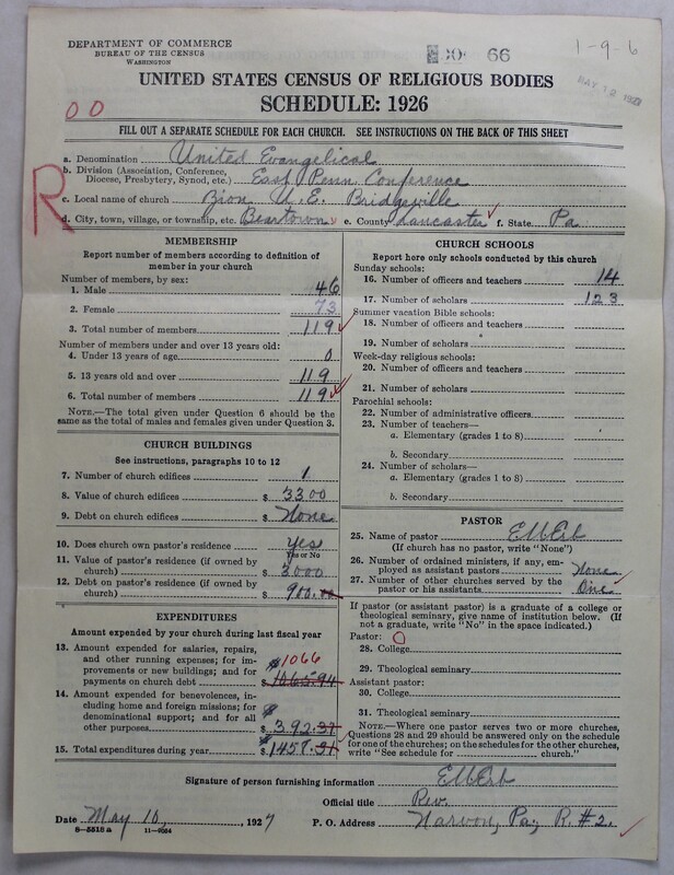 Scan of Evangelical Congregational Church: 66