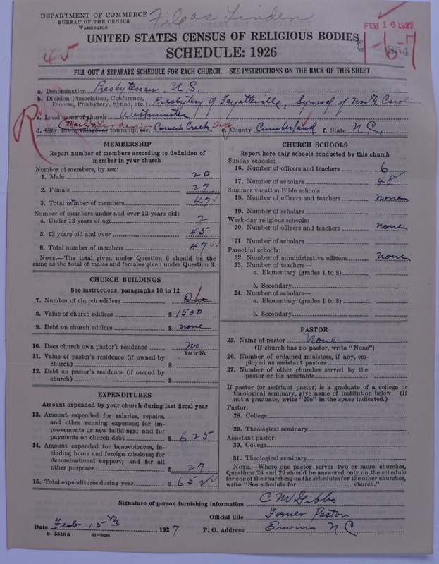 Scan of Presbyterian Church in the United States: 854