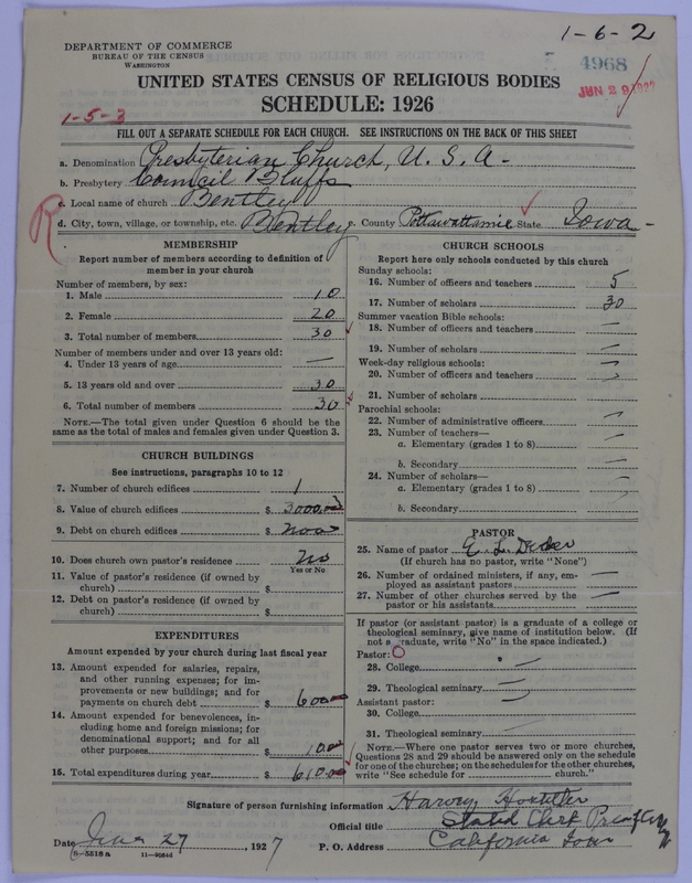 Scan of Presbyterian Church in the United States of America: 4968
