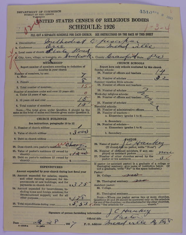 Scan of Methodist Episcopal Church: 4510