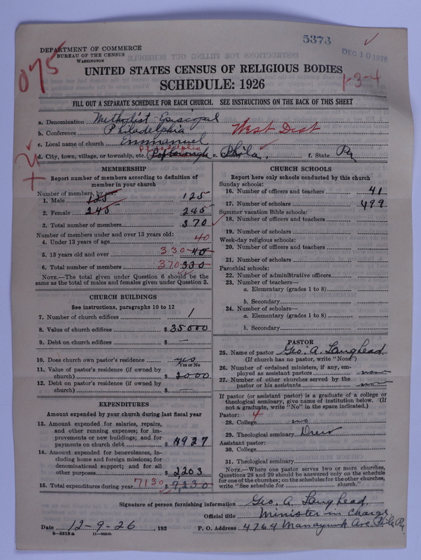 Scan of Methodist Episcopal Church: 5373