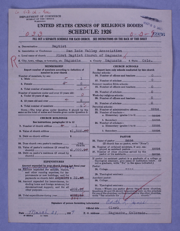 Scan of Northern Baptist Convention: 6936