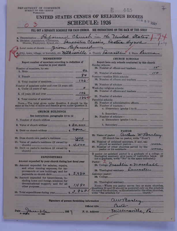 Scan of Reformed Church in the United States: 445