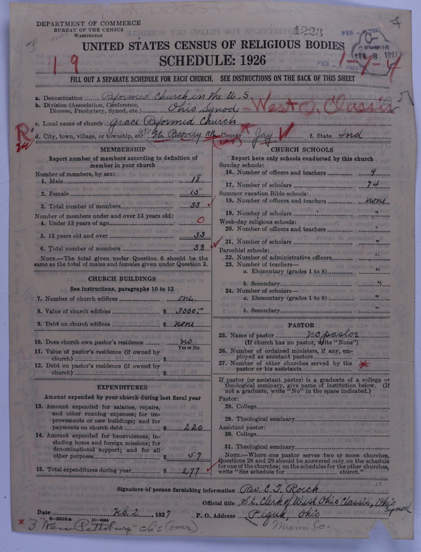 Scan of Reformed Church in the United States: 1223