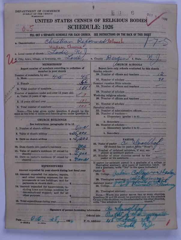 Scan of Christian Reformed Church: 6