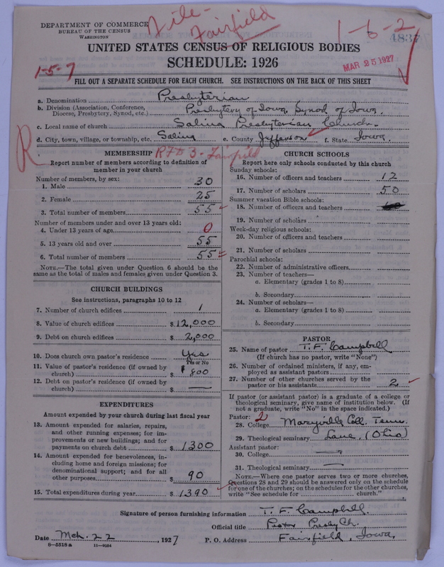 Scan of Presbyterian Church in the United States of America: 4837