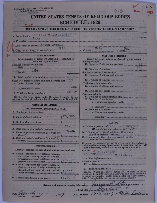 Scan of United Presbyterian Church of North America: 273