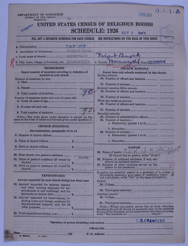 Scan of Negro Baptists: 9626