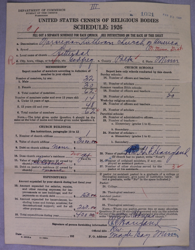 Scan of Norwegian Lutheran Church of America: 1021