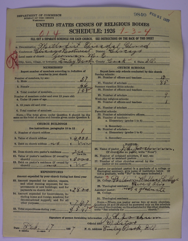 Scan of Methodist Episcopal Church: 9840