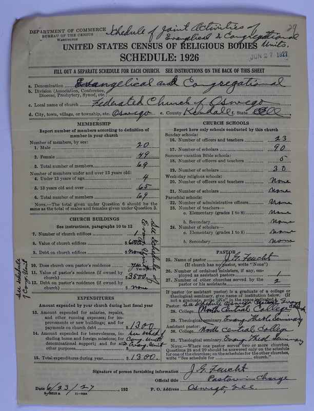 Scan of Federated Churches: 29