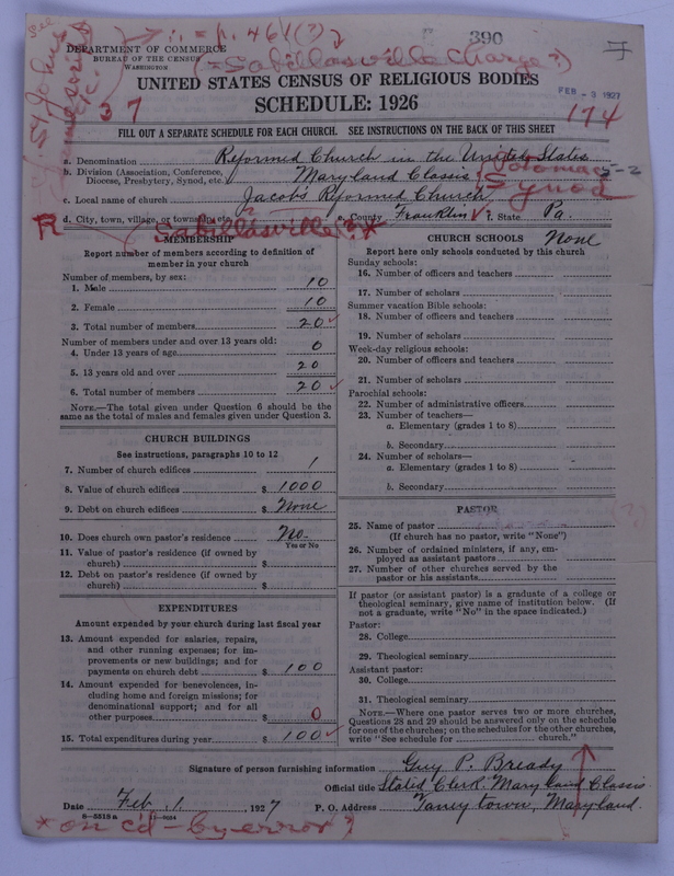 Scan of Reformed Church in the United States: 390