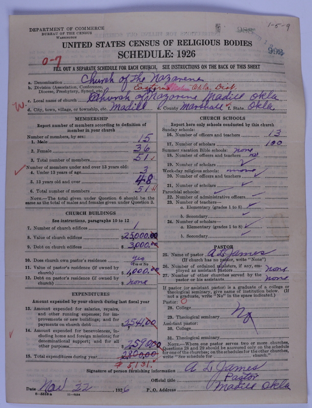 Scan of Church of the Nazarene: 992