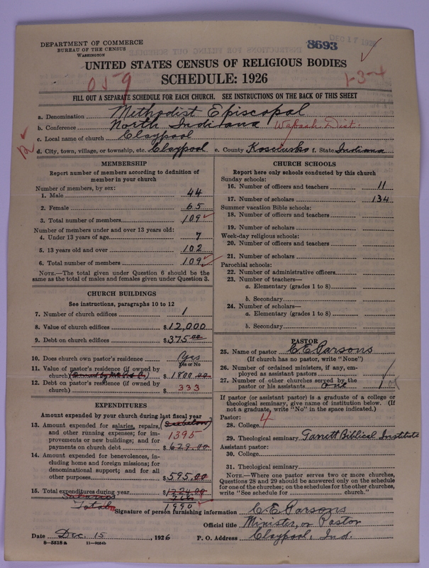 Scan of Methodist Episcopal Church: 8693