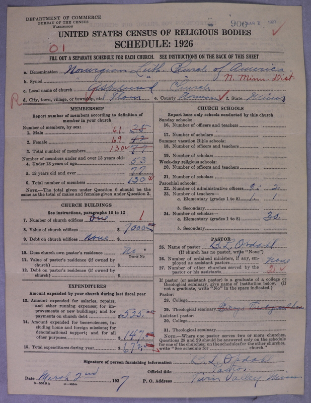 Scan of Norwegian Lutheran Church of America: 906