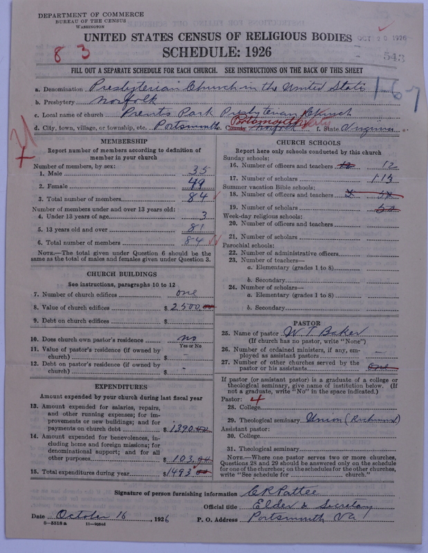 Scan of Presbyterian Church in the United States: 543
