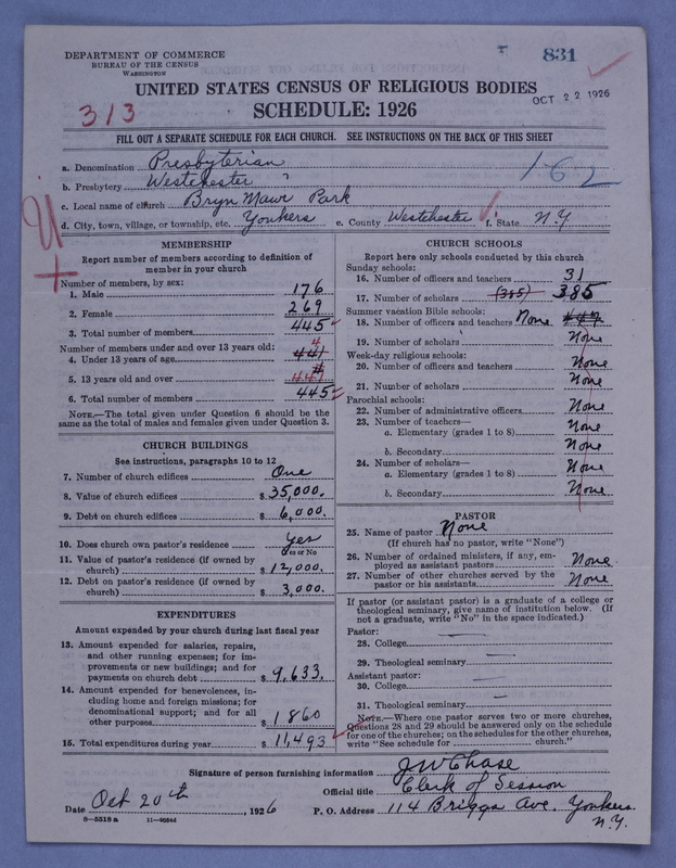 Scan of Presbyterian Church in the United States of America: 831