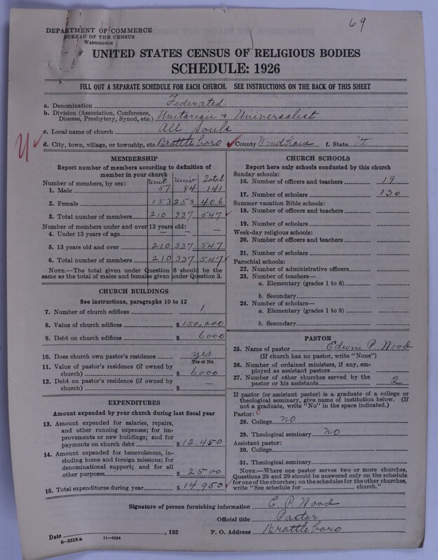Scan of Federated Churches: 69