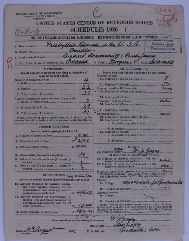 Scan of Presbyterian Church in the United States of America: 8093