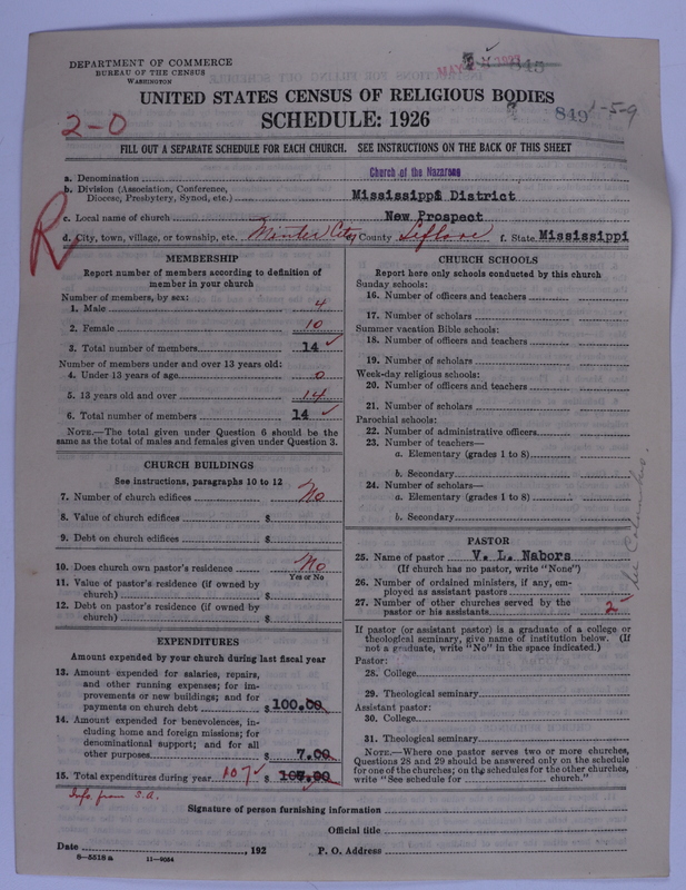 Scan of Church of the Nazarene: 849
