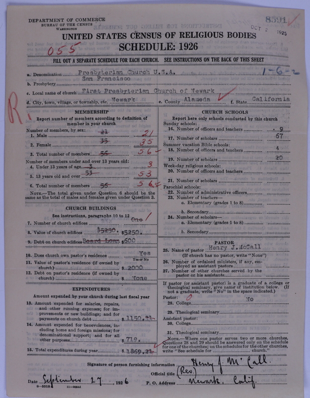Scan of Presbyterian Church in the United States of America: 8591