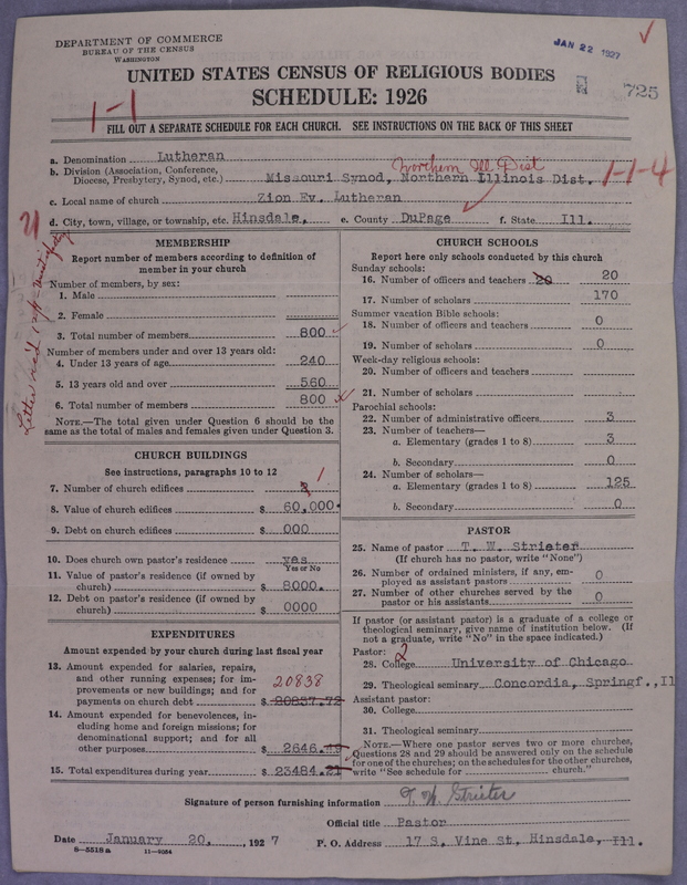 Scan of Evangelical Lutheran Synodical Conference of America: Evangelical Lutheran Synod of Missouri, Ohio, and Other States: 725