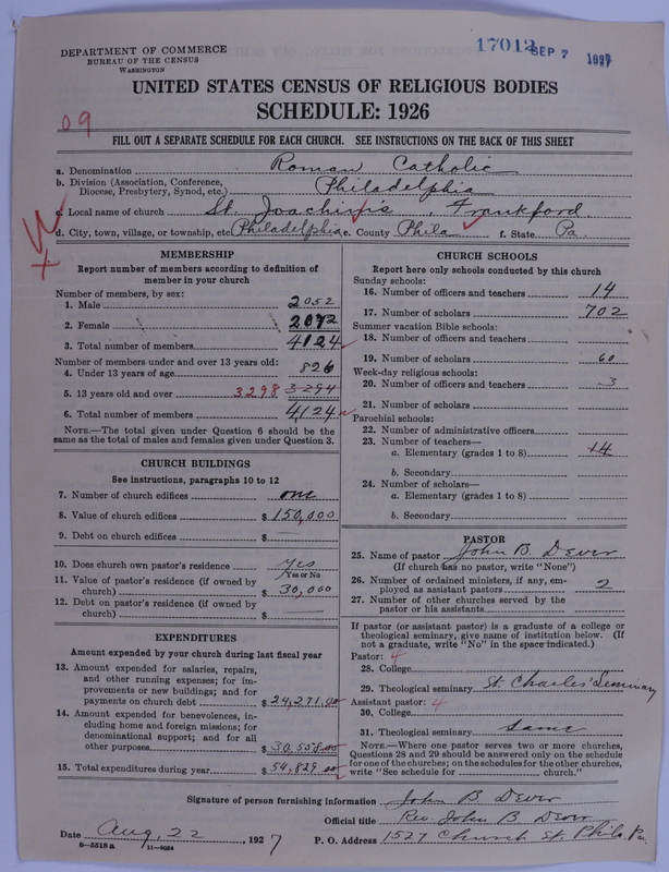 Scan of Roman Catholic Church: 17012