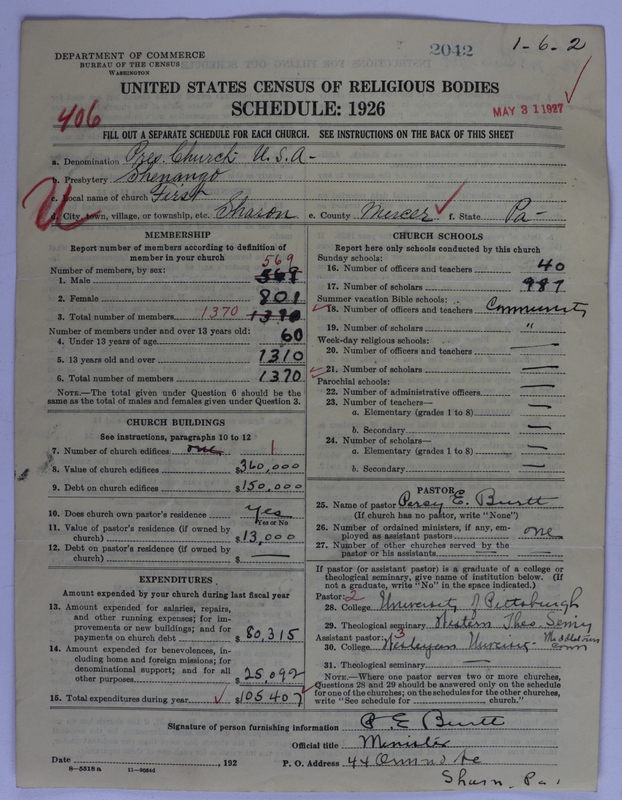 Scan of Presbyterian Church in the United States of America: 2042