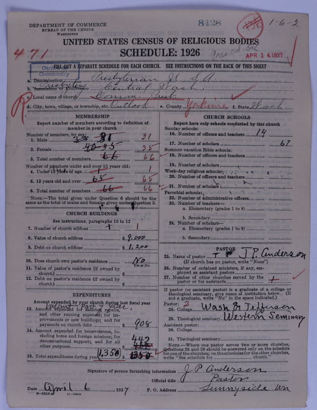 Scan of Presbyterian Church in the United States of America: 8428