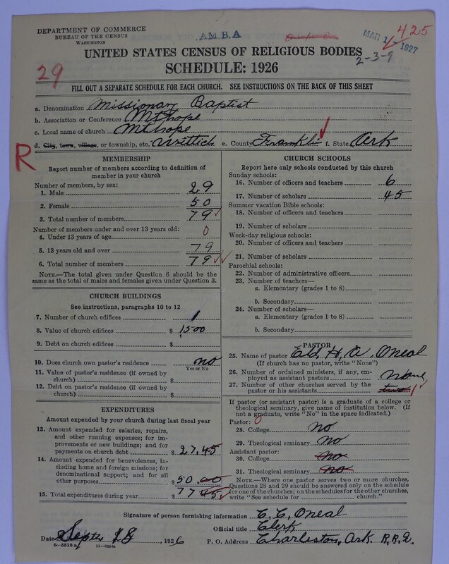 Scan of Landmark Baptist of America: 425